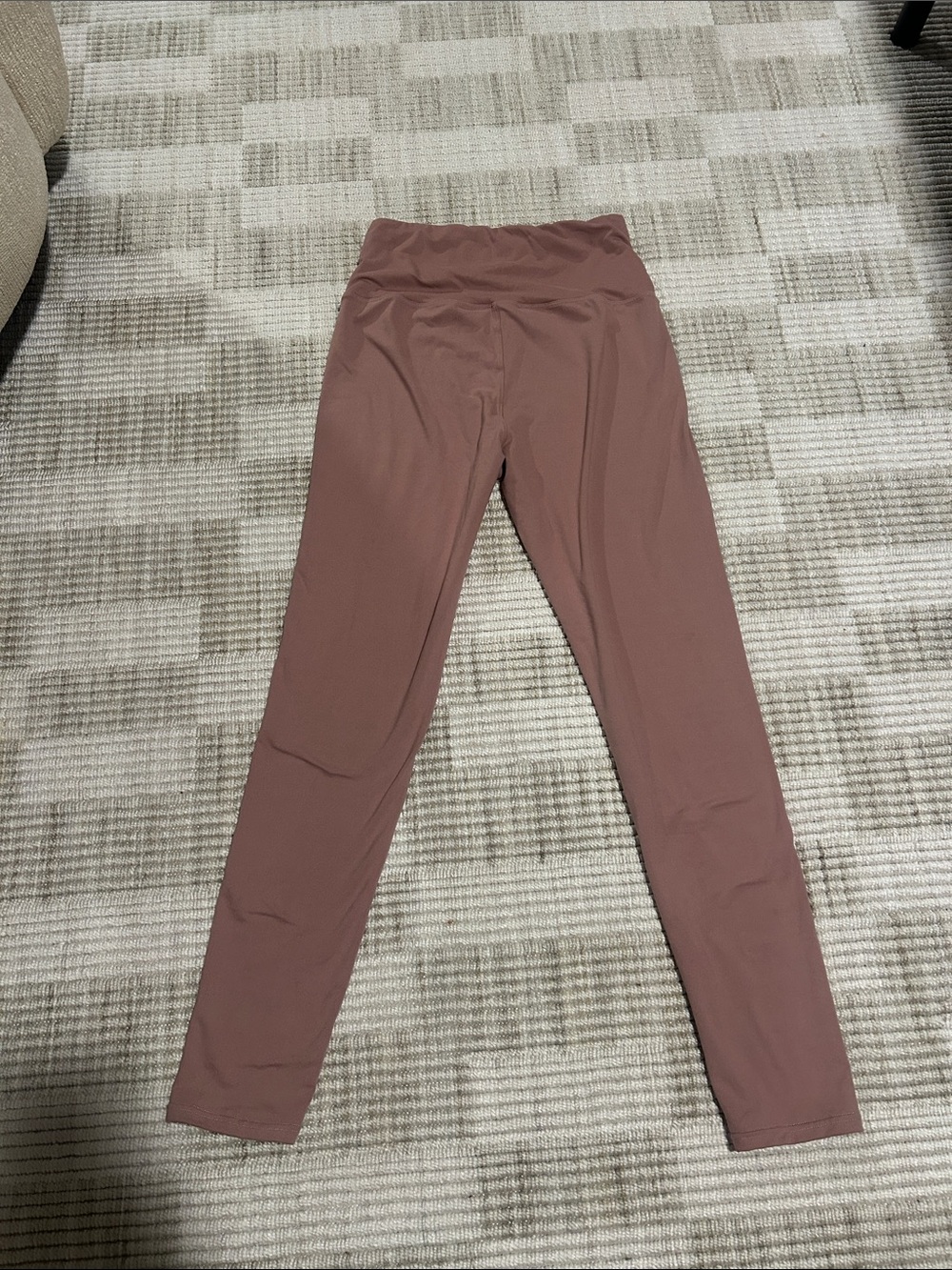 Amazon Women's High-Waist Leggings in Mauve Pink